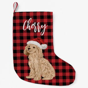 Poodle Christmas Stocking