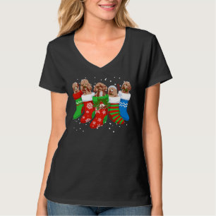 Poodle Christmas Sweater Poodle Dog Cute Socks Xma