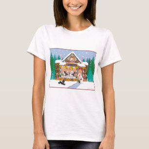 Poodle Christmas Treat Shop Holiday T-Shirt