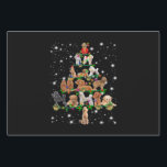 Poodle Christmas Tree Covered By Flashlight Wrapping Paper Sheet<br><div class="desc">Poodle Christmas Tree Covered By Flashlight</div>