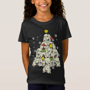 Poodle Christmas Tree Cute Xmas Dog Lover T-Shirt