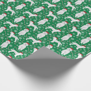 Poodle Christmas wrapping paper