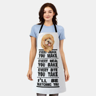 Poodle Cockerpoo Every Snack You Make Apron