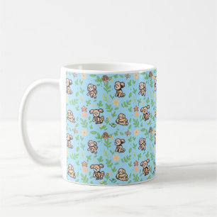 Poodle Coffee Mug Cute Spring Floral Gift for Dog