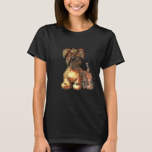 Poodle Curly Dog Apricot Poodle Pet Dog Cute Dog T-Shirt