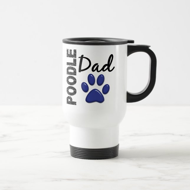 Poodle Dad 2 Travel Mug (Right)