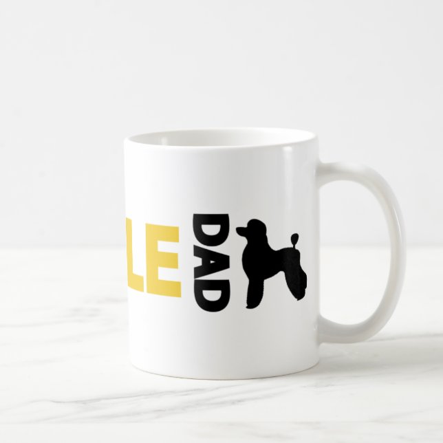 Poodle Dad Coffee Mug (Right)