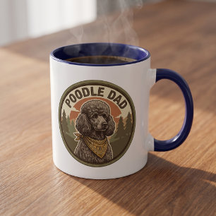 Poodle Dad Coffee Mug Doodle Dog Dad Gift