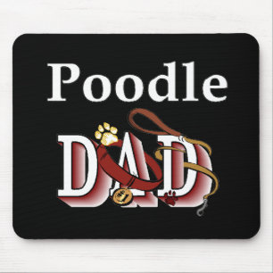 Poodle Dad Gifts Mouse Mat
