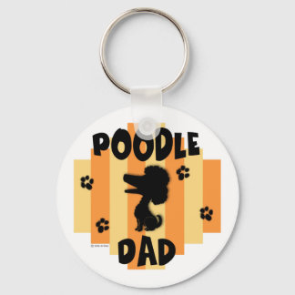 Poodle Dad Keychain