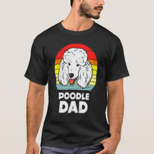 Poodle Dad Sunset Animal Dog Owner Men T-Shirt