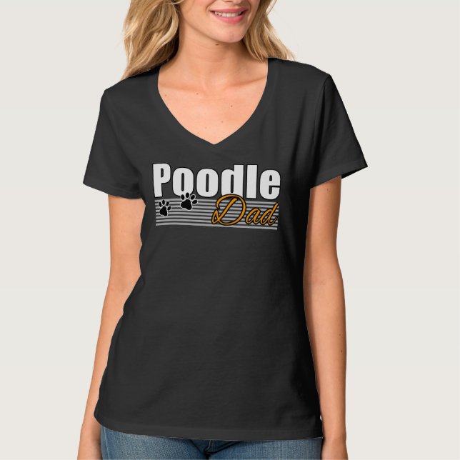 POODLE DAD                    T-Shirt (Front)