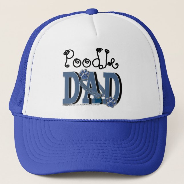 Poodle DAD Trucker Hat (Front)