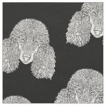 Poodle - Detailed Dogs Fabric