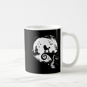 Poodle Dog And Moon Halloween Costume Dog Lover Fu Coffee Mug