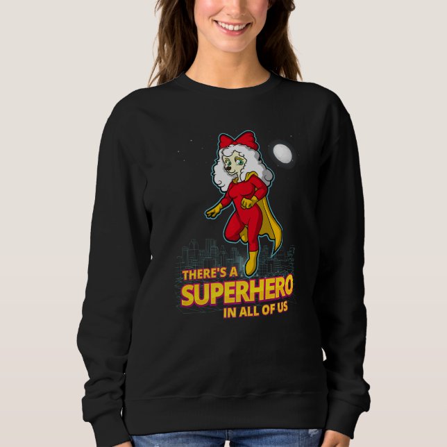 Poodle Dog Breed 72 Sweatshirt (Front)