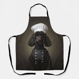Poodle Dog Chef Apron