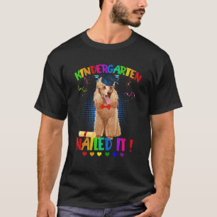 Poodle Dog Graduation Class Of 22 Kindergarten Nai T-Shirt