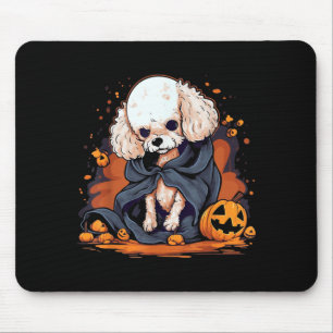 Poodle Dog Halloween Mouse Mat