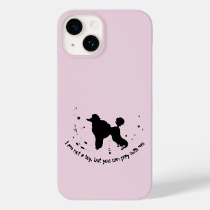 Poodle Dog Joke Abstract Ink Splatter Funny  Case-Mate iPhone 14 Case