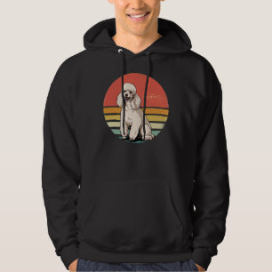 Poodle Dog Lover Retro Vintage 70s Dog Pet Gift Hoodie