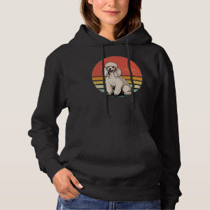 Poodle Dog Lover Retro Vintage 70s Dog Pet Gift Hoodie