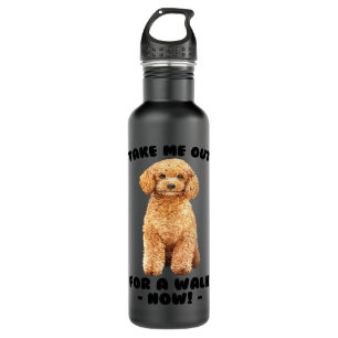 Poodle Water Bottles Zazzle UK