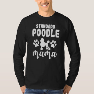 Poodle Dog Mum Owner Breeders Water Retriever Moth T-Shirt