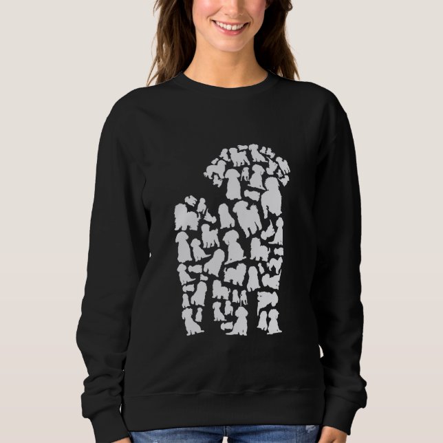 Poodle Dog Mum Poodle Dad Sweatshirt (Front)