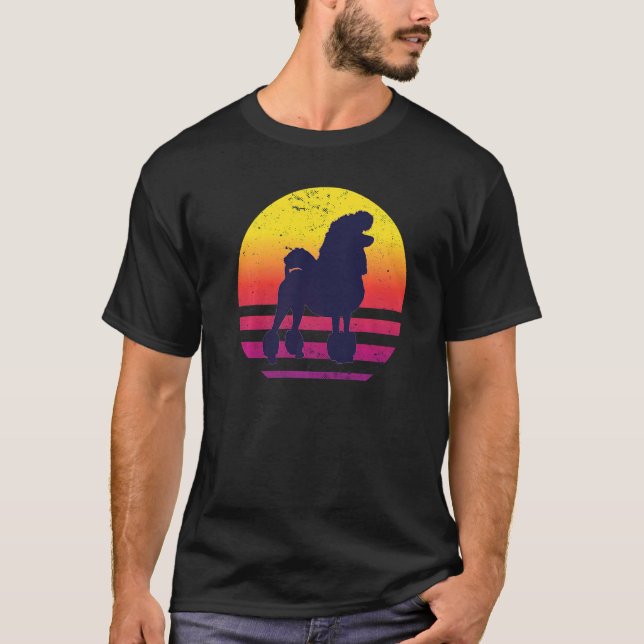 Poodle Dog Retro  13 T-Shirt (Front)