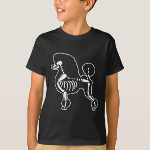 Poodle Dog Skeleton Halloween Doodle Dogs Lover Ow T-Shirt