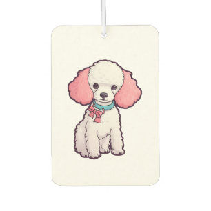 Poodle Dog Super Cute Car Air Freshener