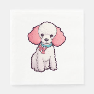 Poodle Dog Super Cute Napkin
