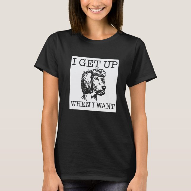 Poodle  dog T-Shirt (Front)
