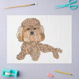 Poodle Dog Tissue Paper
