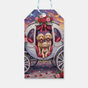 Poodle Dog Valentine's Day  Gift Tags