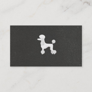 Poodle Dogs Cats Services Business Card