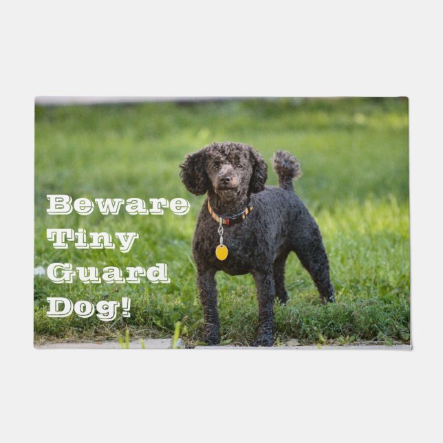 Poodle Doormat (Front)