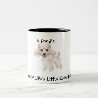 Poodle Essentials Two-Tone Coffee Mug
