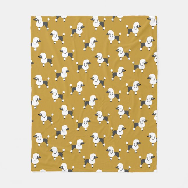 Poodle Fleece Blanket (Front)