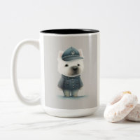 Poodle...four- legged officer on the front line