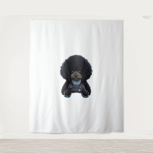 Poodle Gamer With Joystick Tapestry