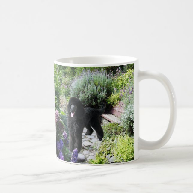 Poodle Garden Mug (Right)