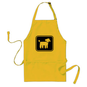 Poodle Graphic Standard Apron