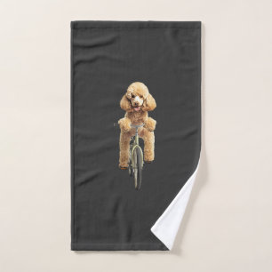 Poodle hand towel