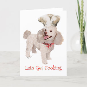 Poodle Holiday Card