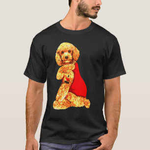 Poodle I Love Mum Tattoo T-Shirt