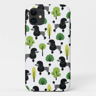Poodle in the park iPhone 11 case