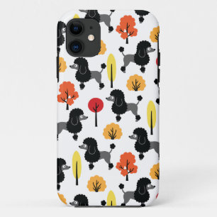 Poodle in the park iPhone 11 case