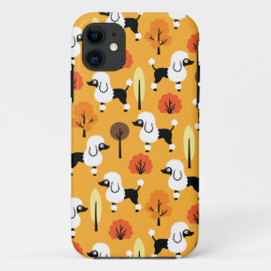 Poodle in the park iPhone 11 case